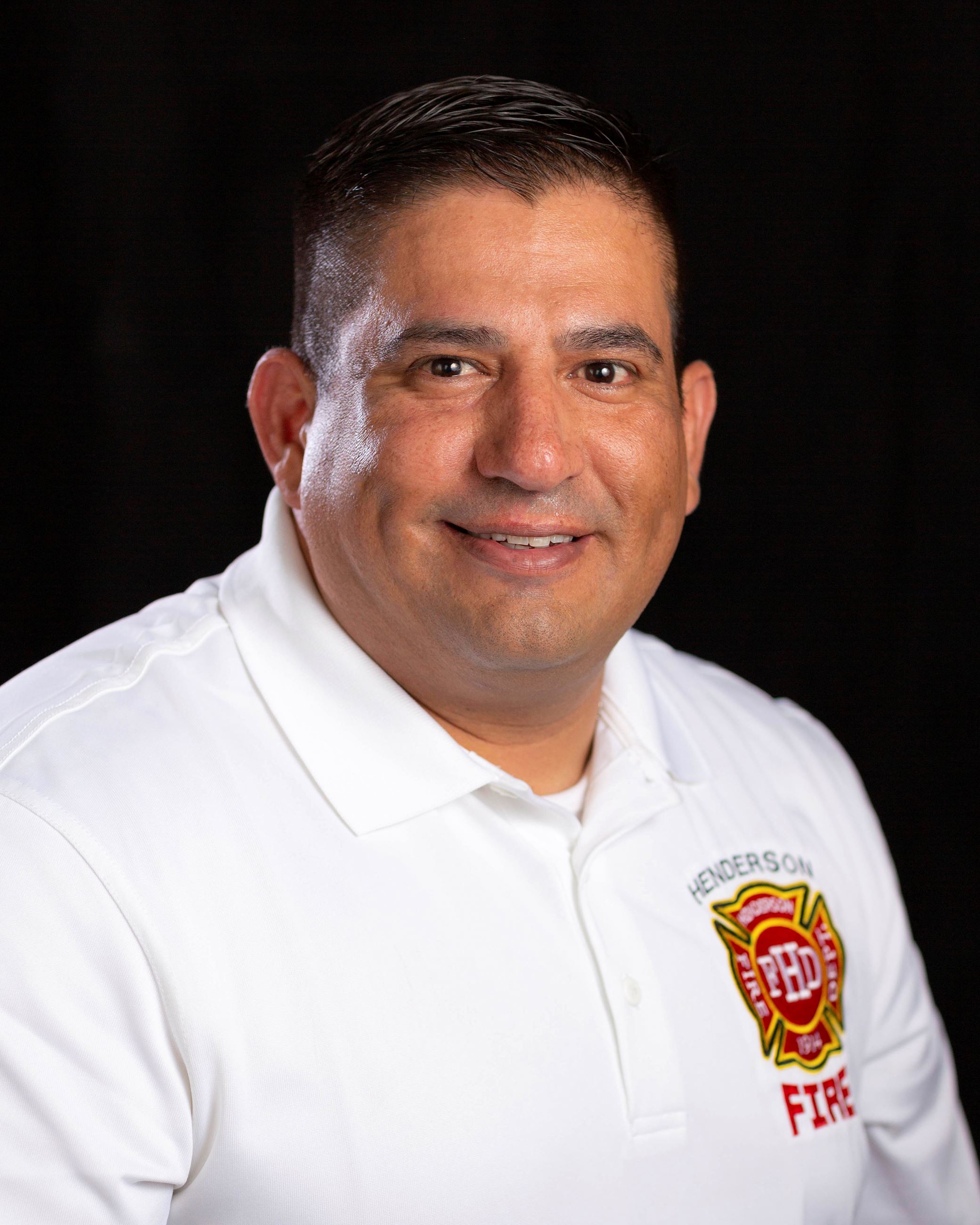 Photo of Henderson Deputy Fire Chief Sonny Ybarra