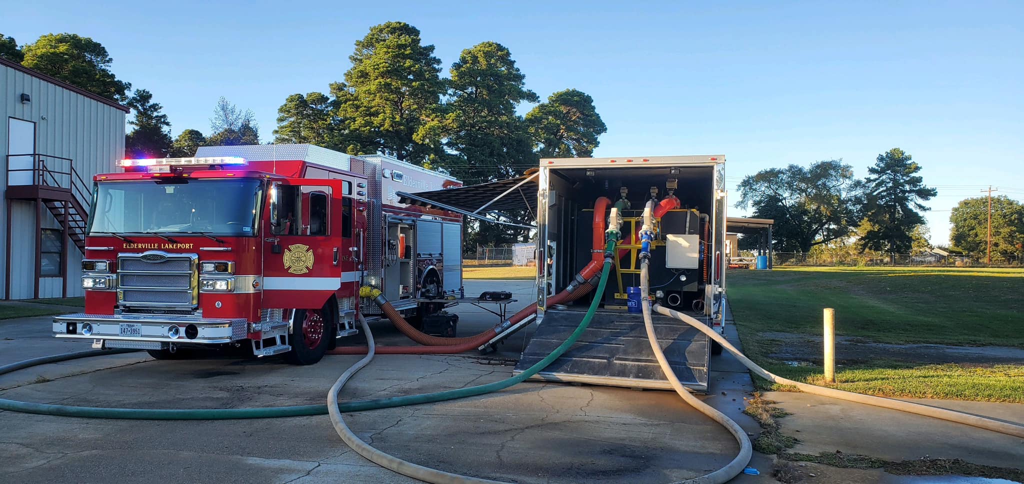 Recent pump testing at ELVFD Station 1