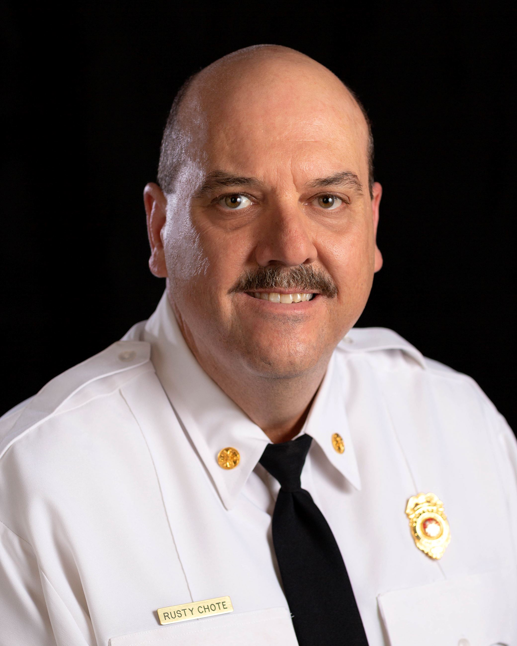 Photo of Henderson Fire Chief Rusty Chote