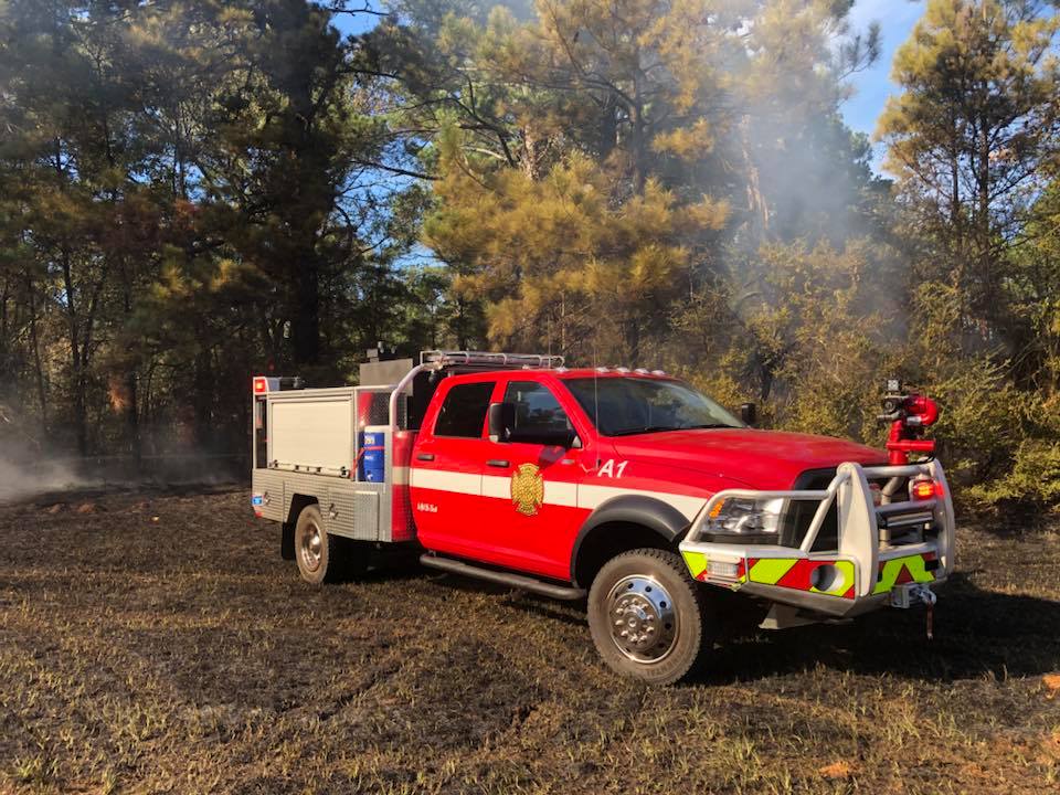 ELVFD Attack 1 at a fire in 2017